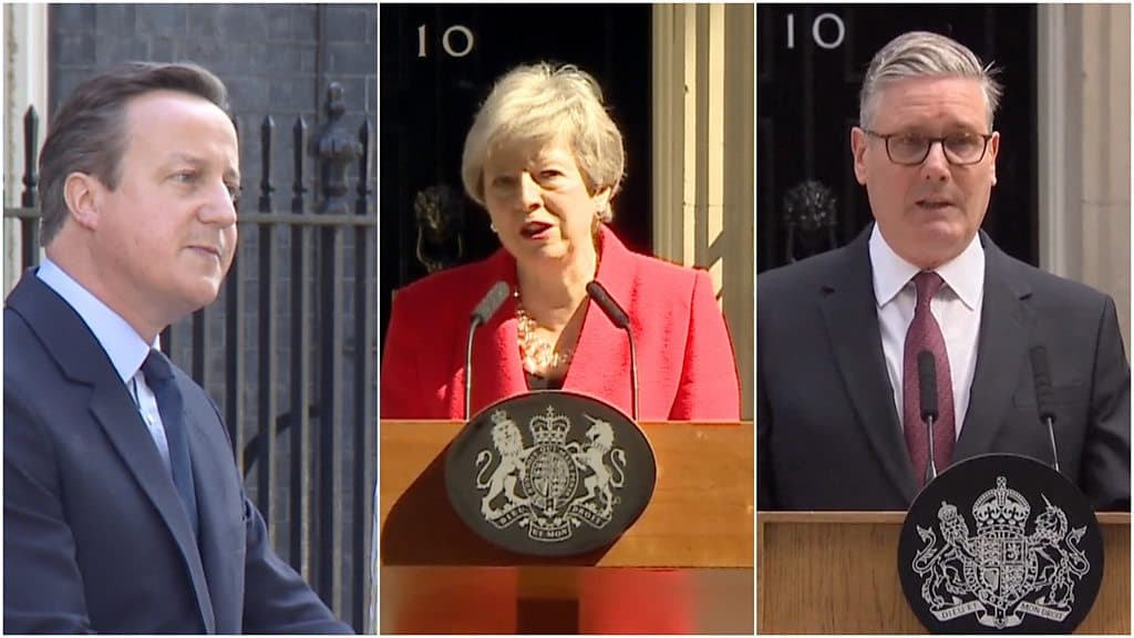 British PM resignations over the last decade