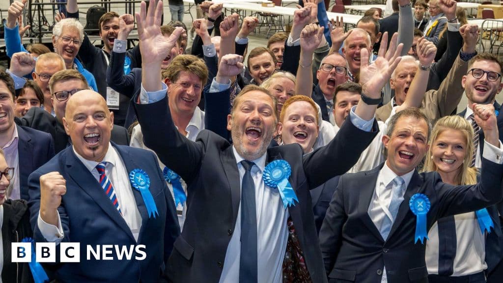 Scottish Conservatives win first Westminster by-election in more than 50 years
