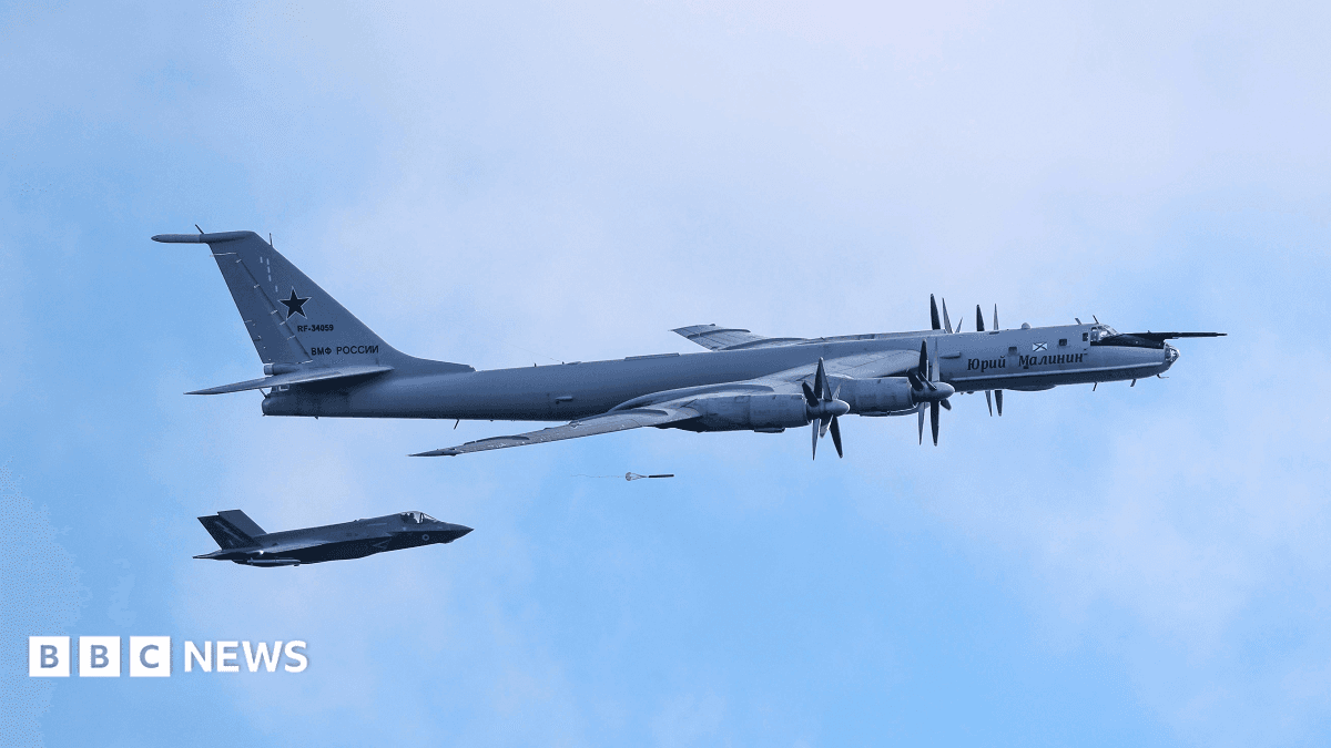 UK fighter jets intercept Russian plane over Norwegian Sea
