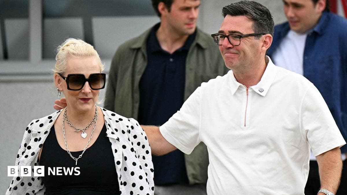 Who is Andy Burnham's wife, Marie-France van Heel?