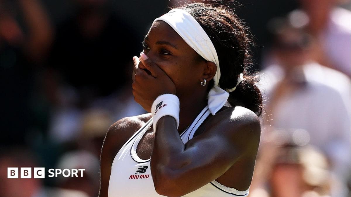 'How?!' - Gauff battles into first Wimbledon semi-final